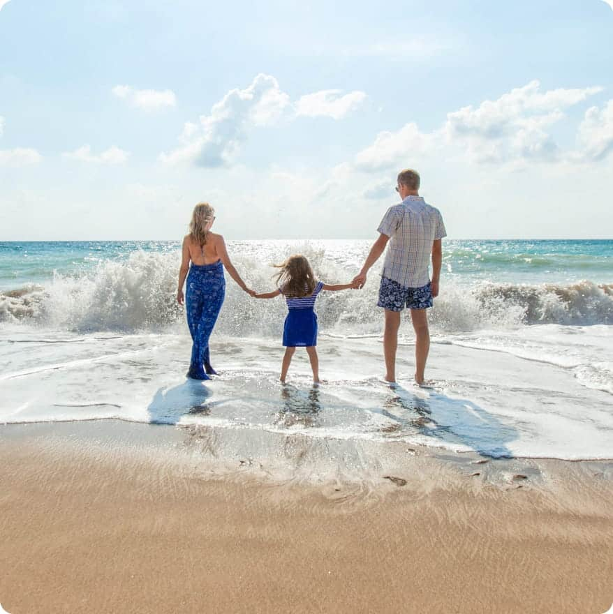 tui tui familie am strand