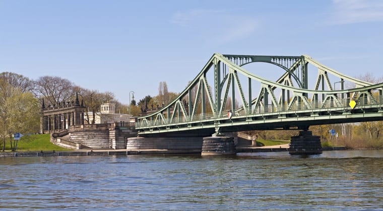 Blick auf die Glienicker Brücke