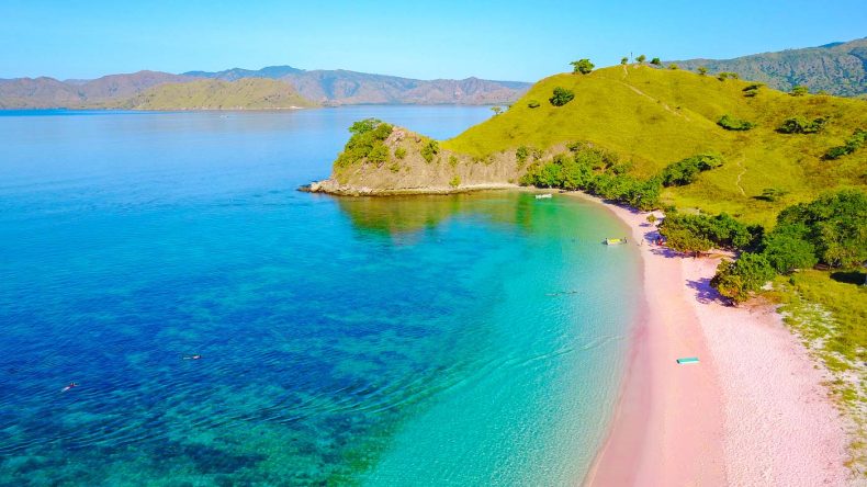 Traumkulisse am rosafarbenen Pink Sands Beach