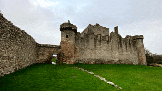Craigmillar Castle Fronansicht
