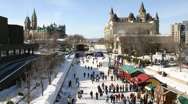 Winterlude Festival in Ottawa Kanada