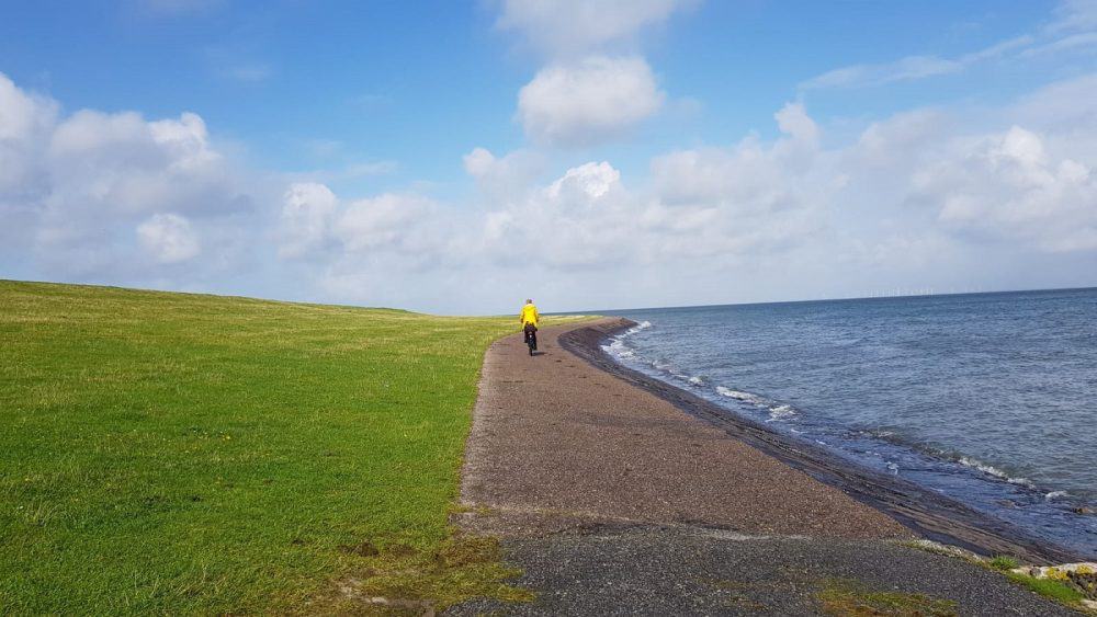 Radweg am Meer