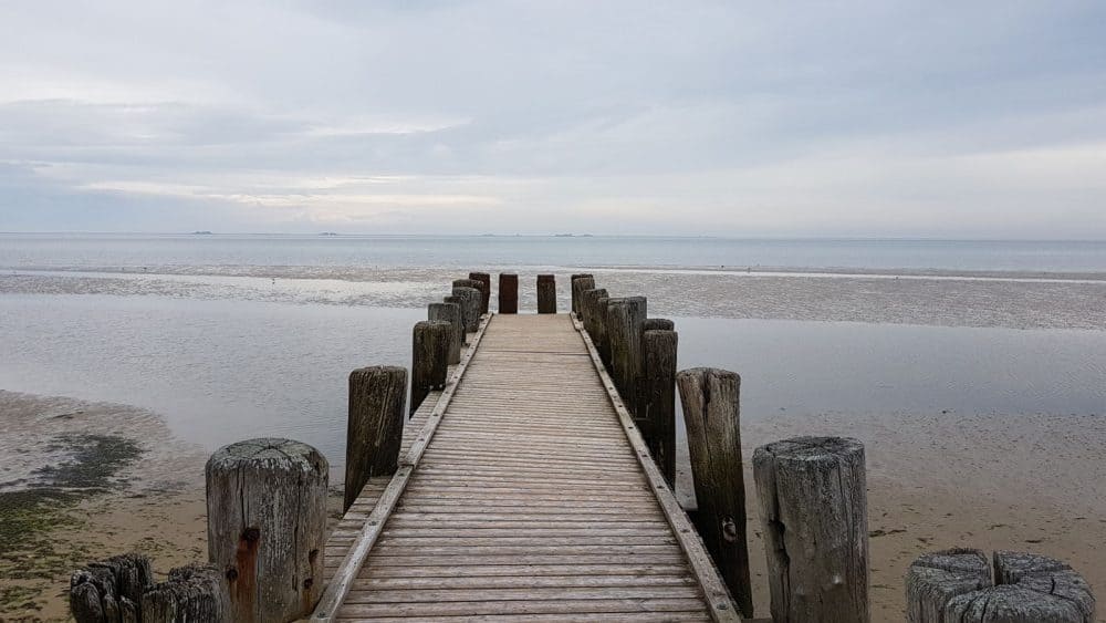 Föhr Steg bei Ebbe