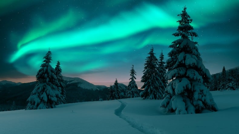 Lappland, Nordlichter