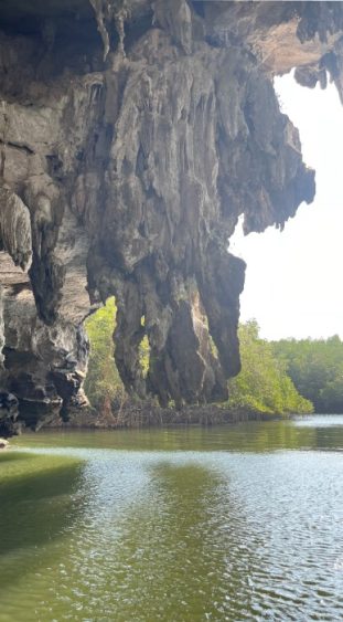 Die Höhlen in der Phang Nga Bucht in Thailand