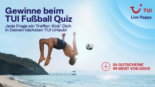 Gewinne beim TUI Fußball Quiz
