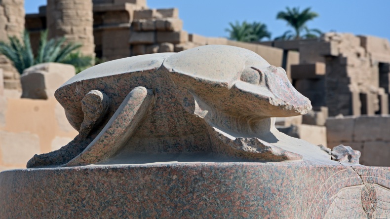 Der Skarabäus aus dem alten Ägypten - Symbol des Glücks.
