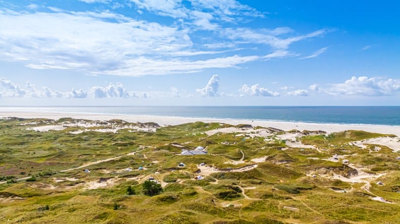 Strand Kniepsand, Insel Amrum, Nordsee, Deutschland