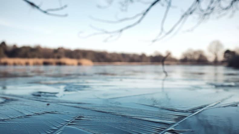 Eisbaden im Saarland