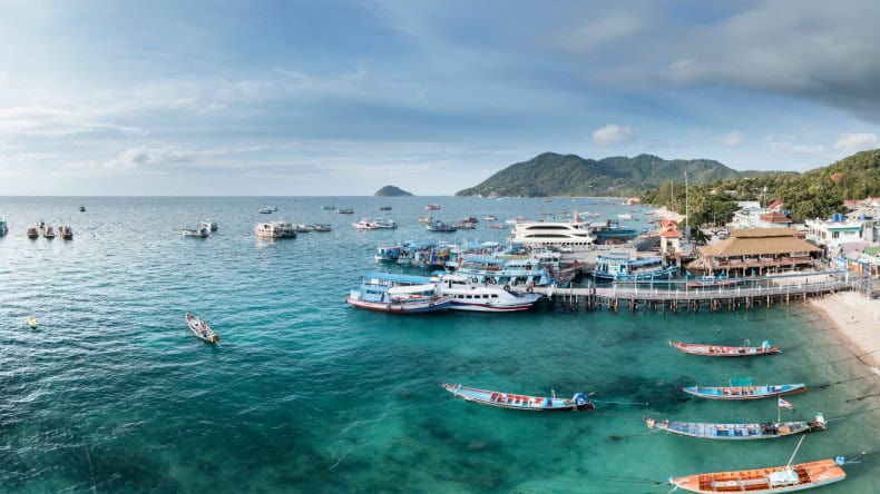 Mae Haad Pier, Koh Tao, Thailand