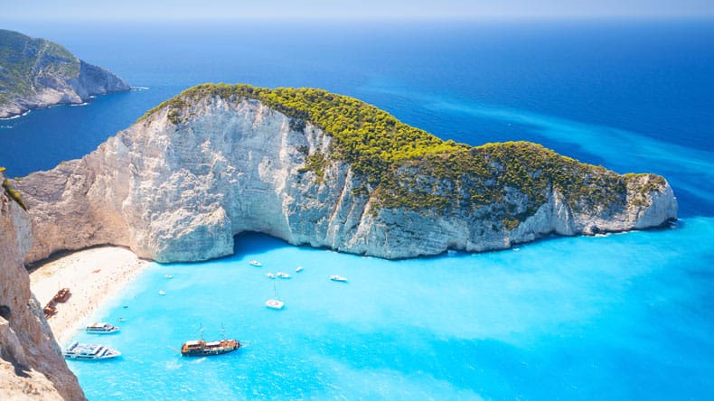 Insel Zakynthos Navagio Bay Schiffswrack