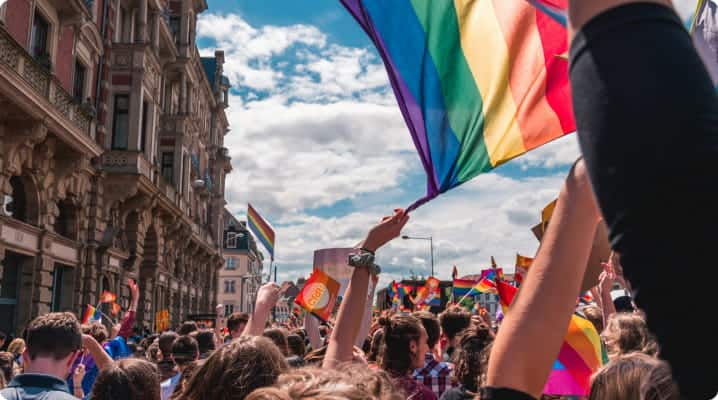 tui pride veranstaltung der lgbtq community